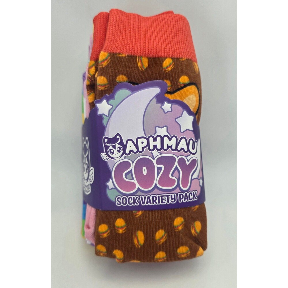 Aphmau Cozy Peek-a-Boo Sock 5-Pack Brand New